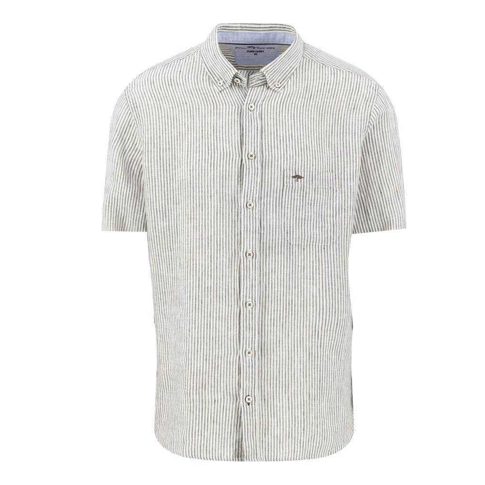 Fynch-Hatton Classic Linen Stripe Shirt